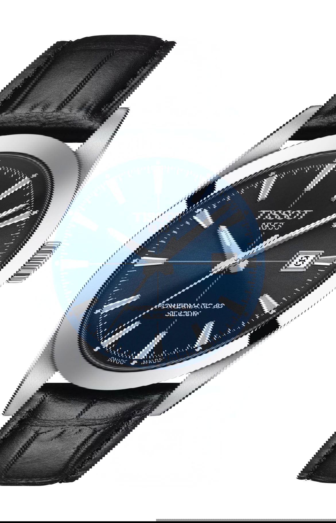 Tissot Gentleman Powermatic 80 Silicium luxury timepiece - detailed view