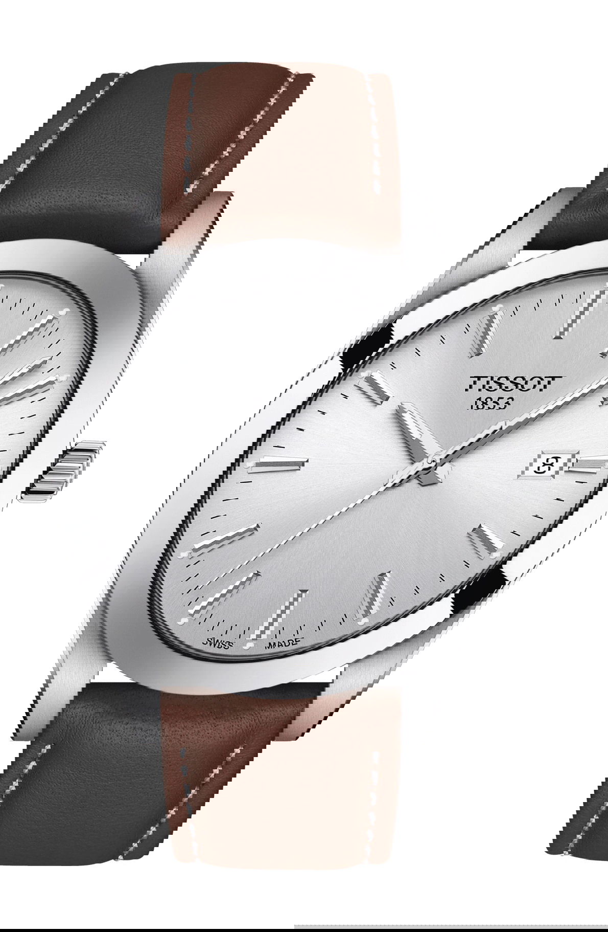 Tissot Gentleman luxury timepiece - detailed view