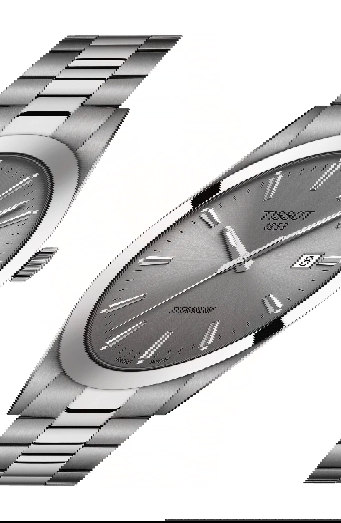 Tissot Gentleman Titanium luxury timepiece - detailed view