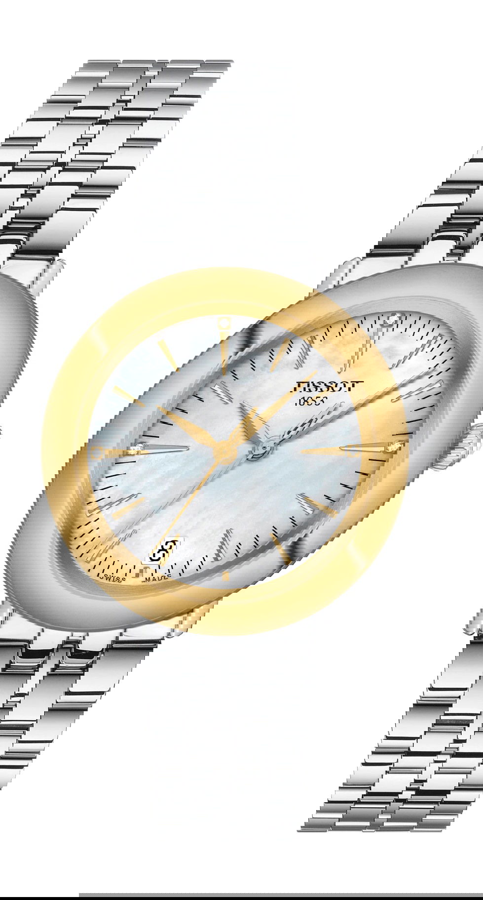 Tissot Glendora 18K Gold luxury timepiece - detailed view