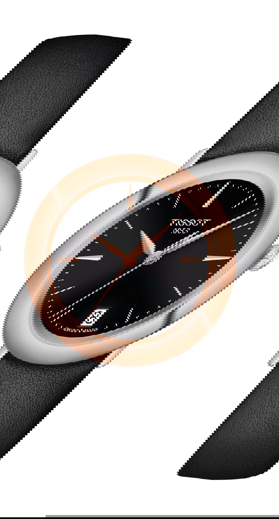 Tissot Glendora 18K Gold luxury timepiece - detailed view