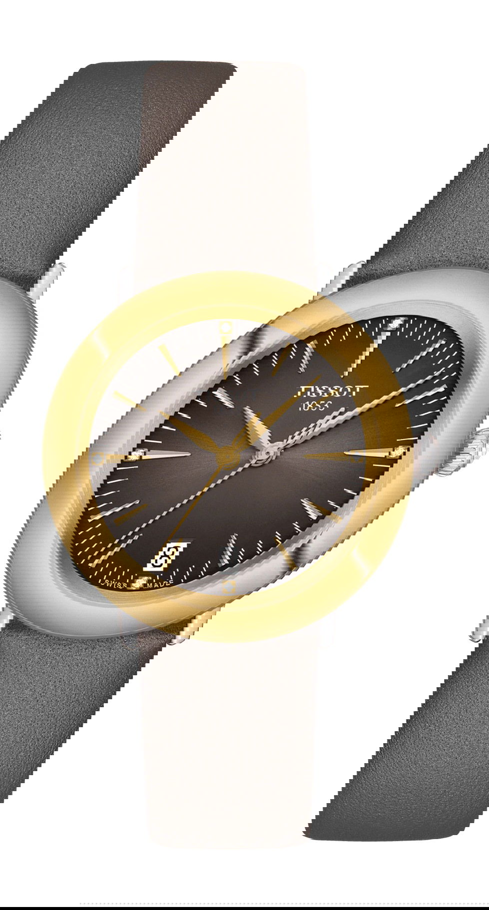 Tissot Glendora 18K Gold luxury timepiece - detailed view