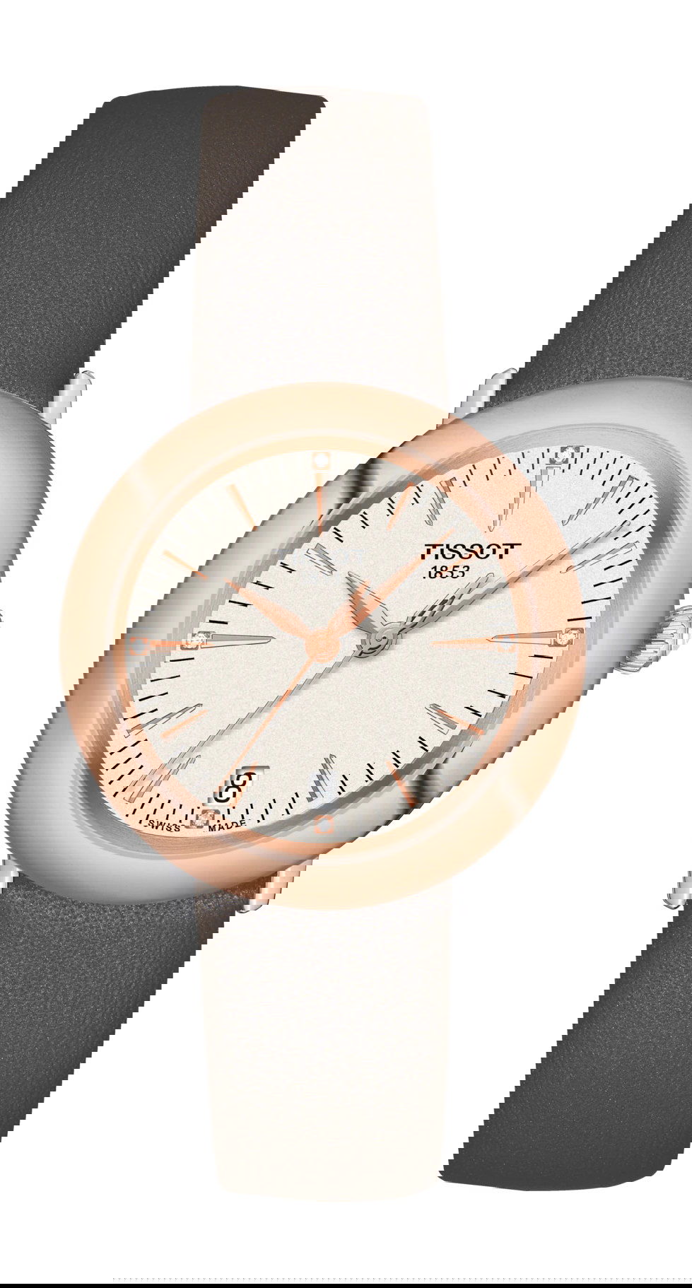 Tissot Glendora 18K Gold luxury timepiece - detailed view