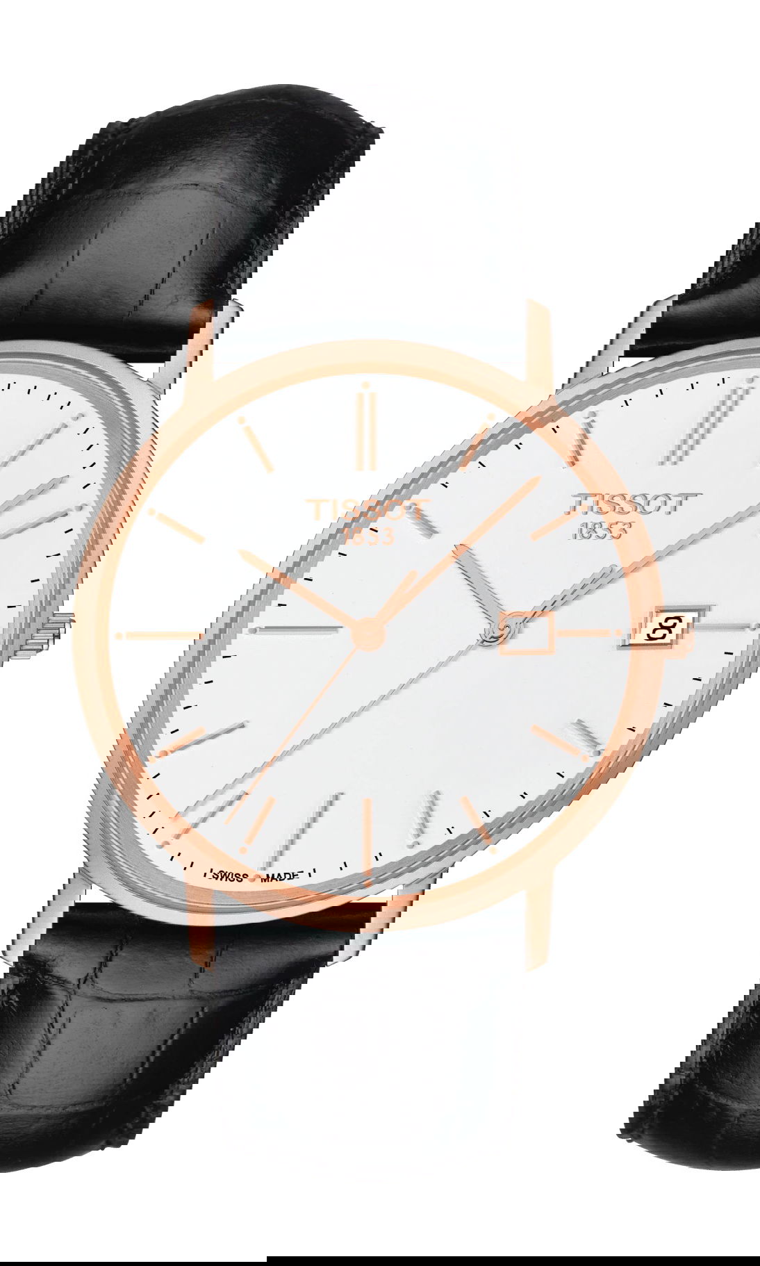 Tissot Goldrun 18K Gold luxury timepiece - detailed view