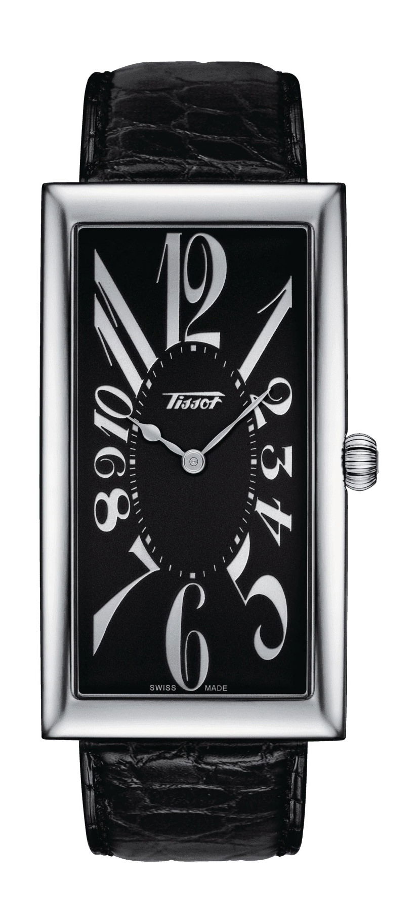 Tissot Heritage Banana Centenary Edition luxury timepiece - detailed view