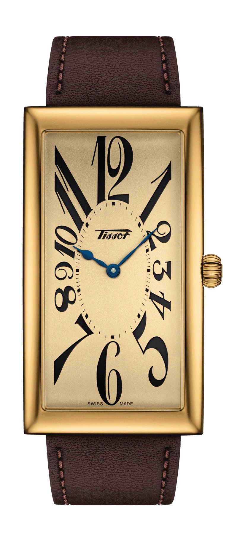 Tissot Heritage Banana Centenary Edition luxury timepiece - detailed view