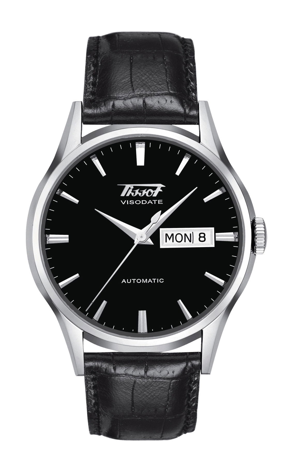 Tissot Heritage Visodate Automatic luxury timepiece - detailed view