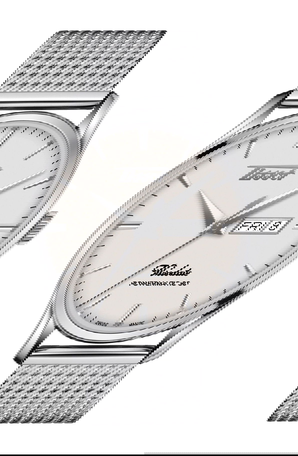 Tissot Heritage Visodate Powermatic 80 luxury timepiece - detailed view