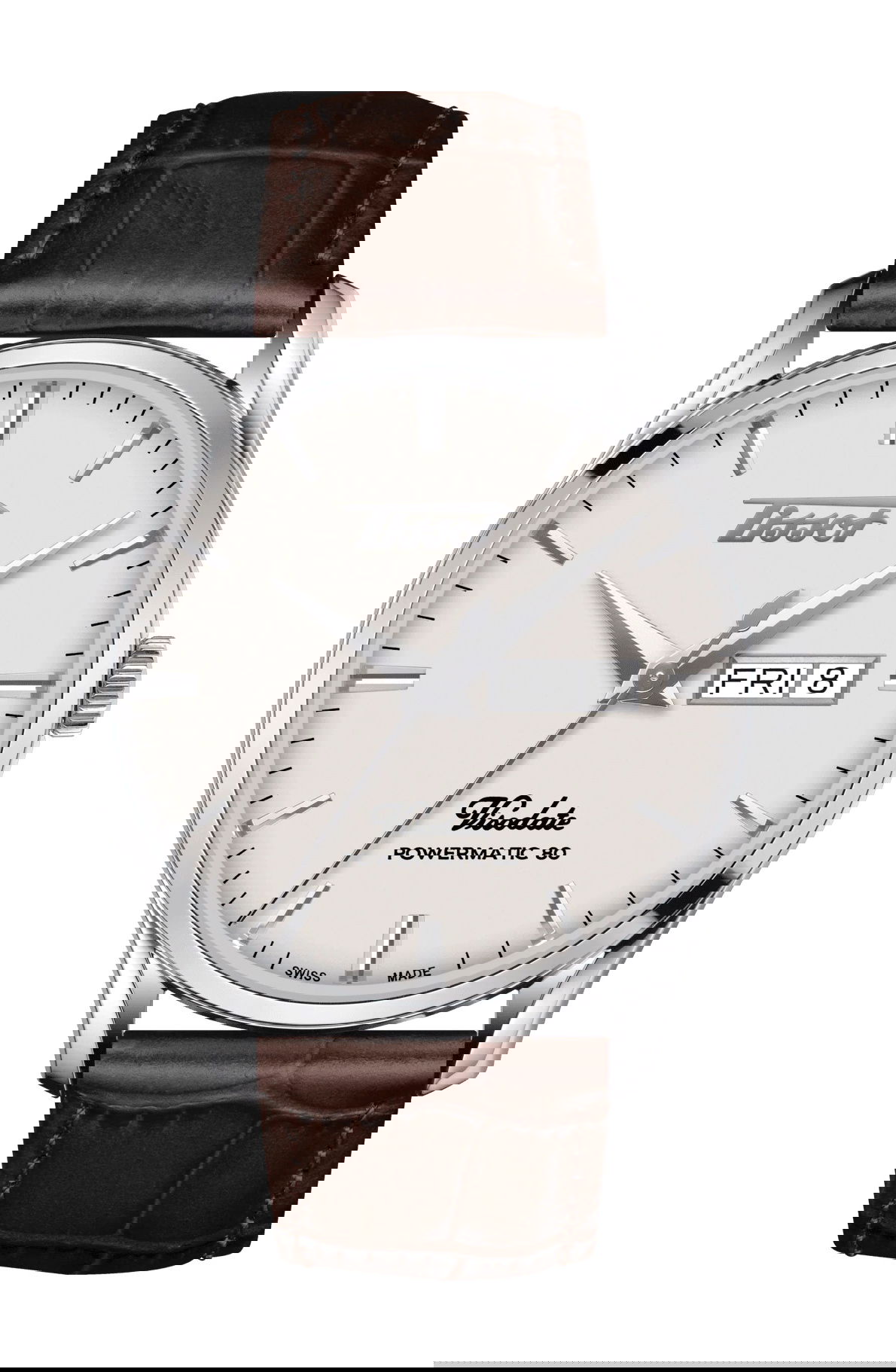 Tissot Heritage Visodate Powermatic 80 luxury timepiece - detailed view