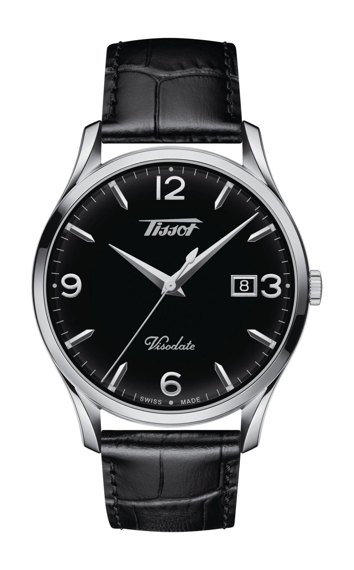Tissot Heritage Visodate luxury timepiece - detailed view