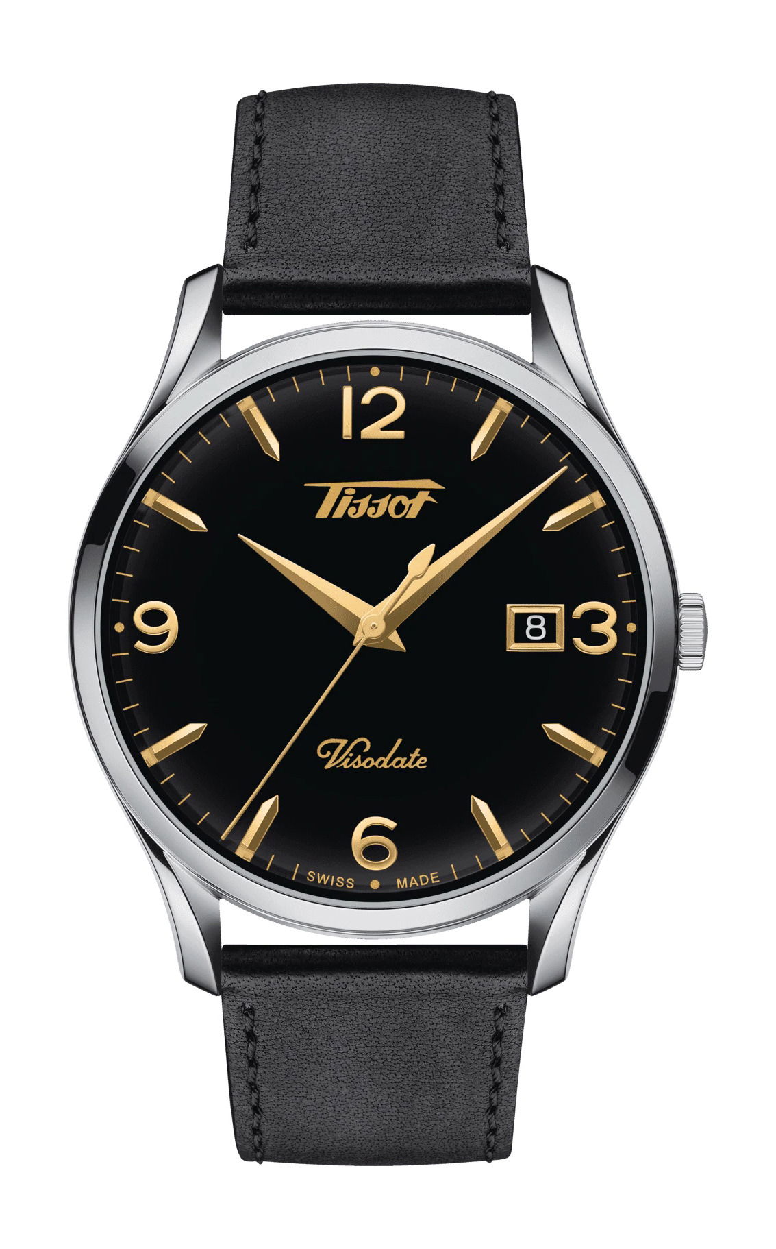 Tissot Heritage Visodate luxury timepiece - detailed view