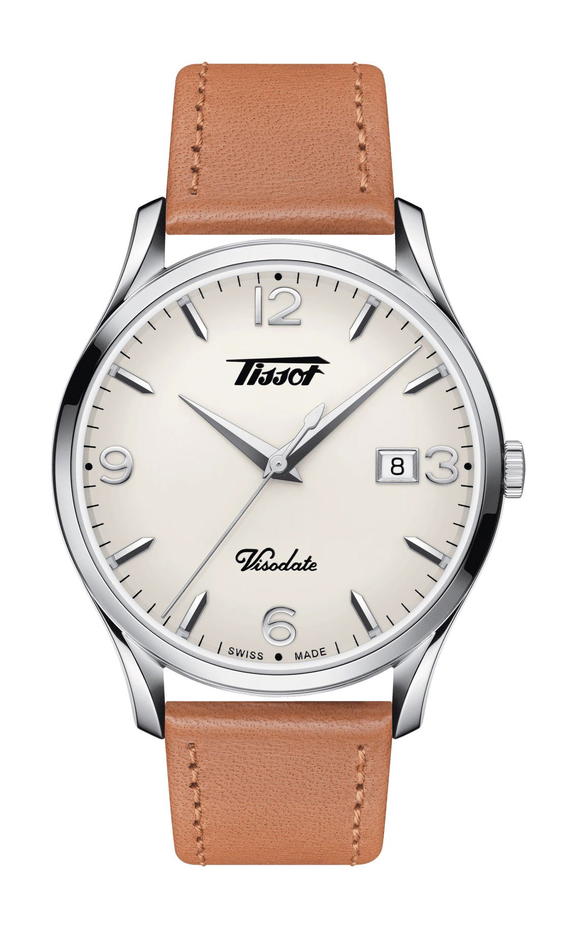 Tissot Heritage Visodate luxury timepiece - detailed view