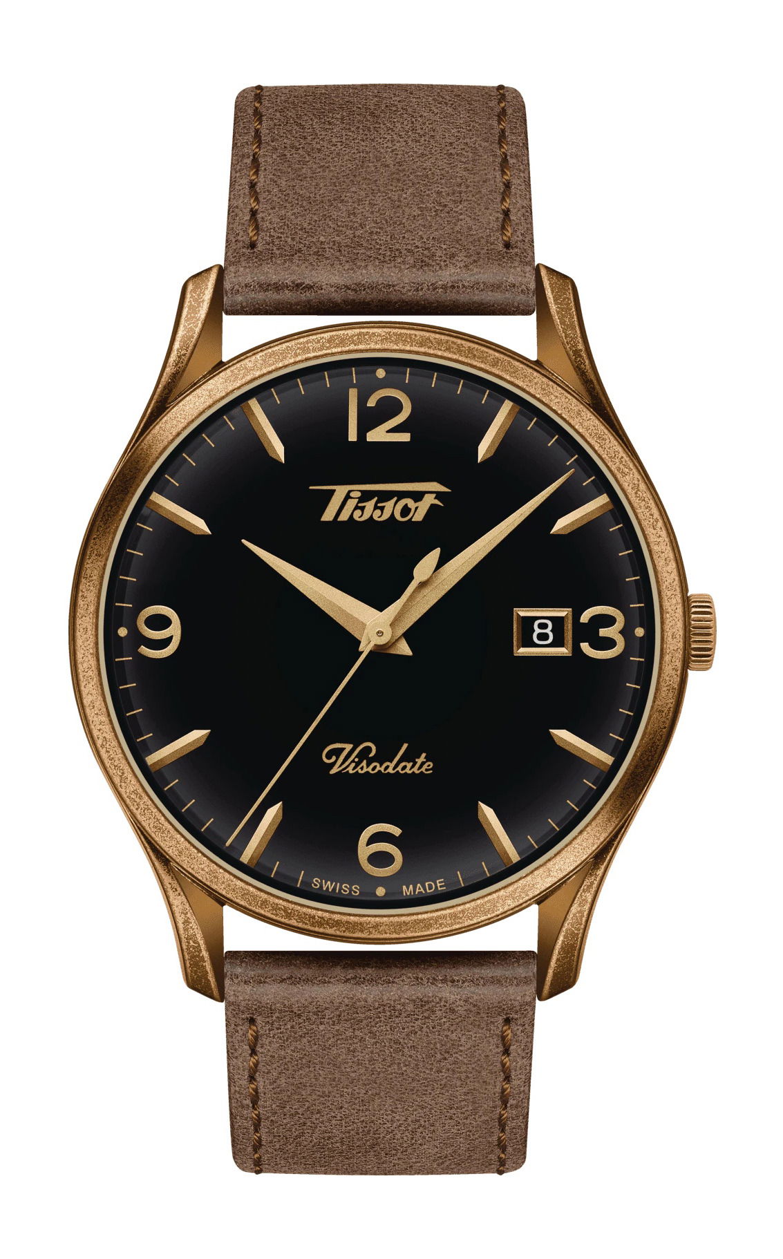 Tissot Heritage Visodate luxury timepiece - detailed view