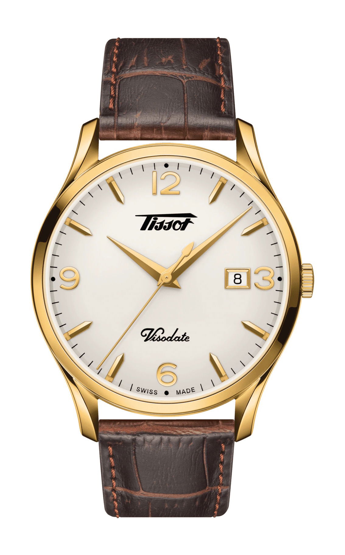 Tissot Heritage Visodate luxury timepiece - detailed view