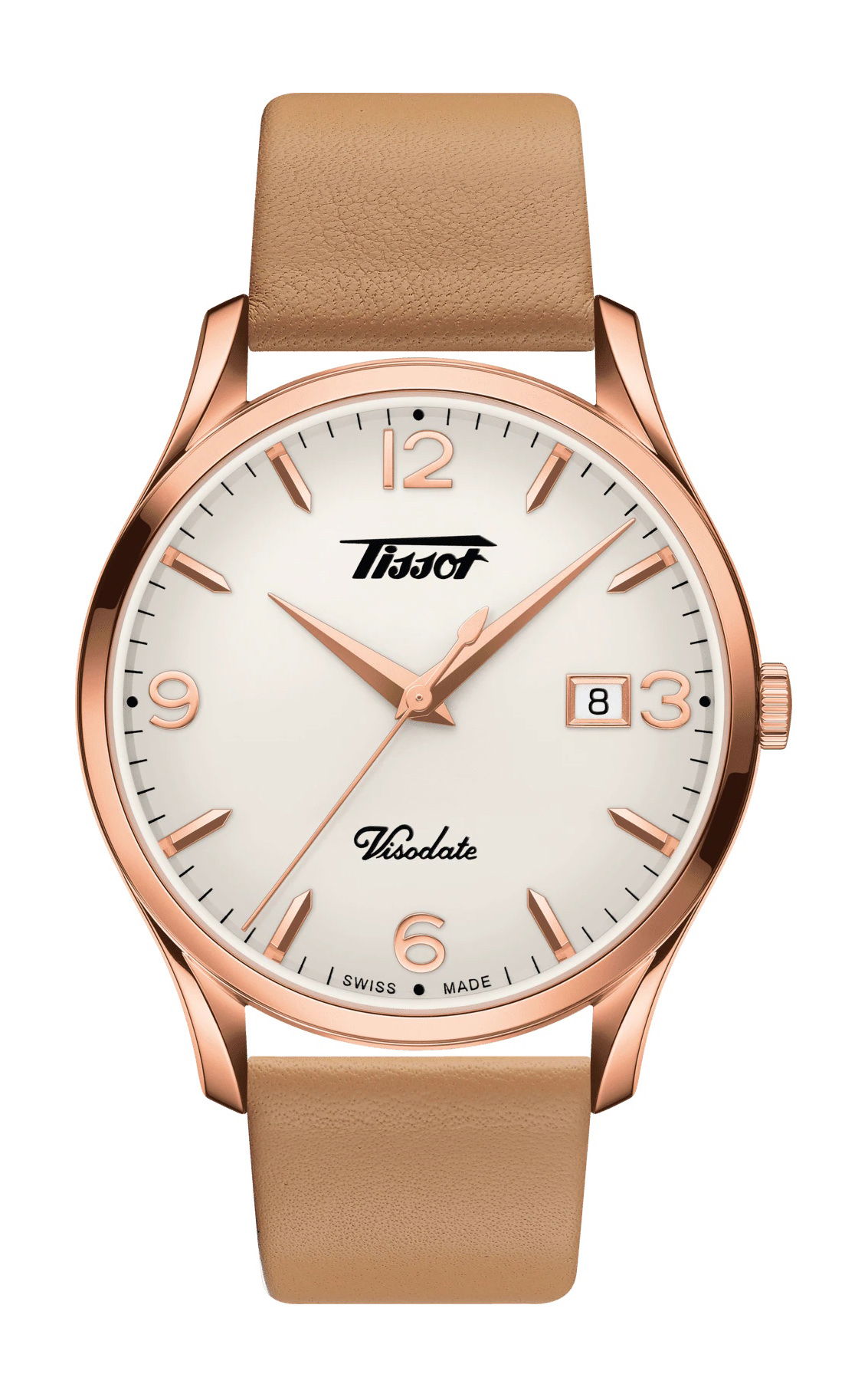 Tissot Heritage Visodate luxury timepiece - detailed view