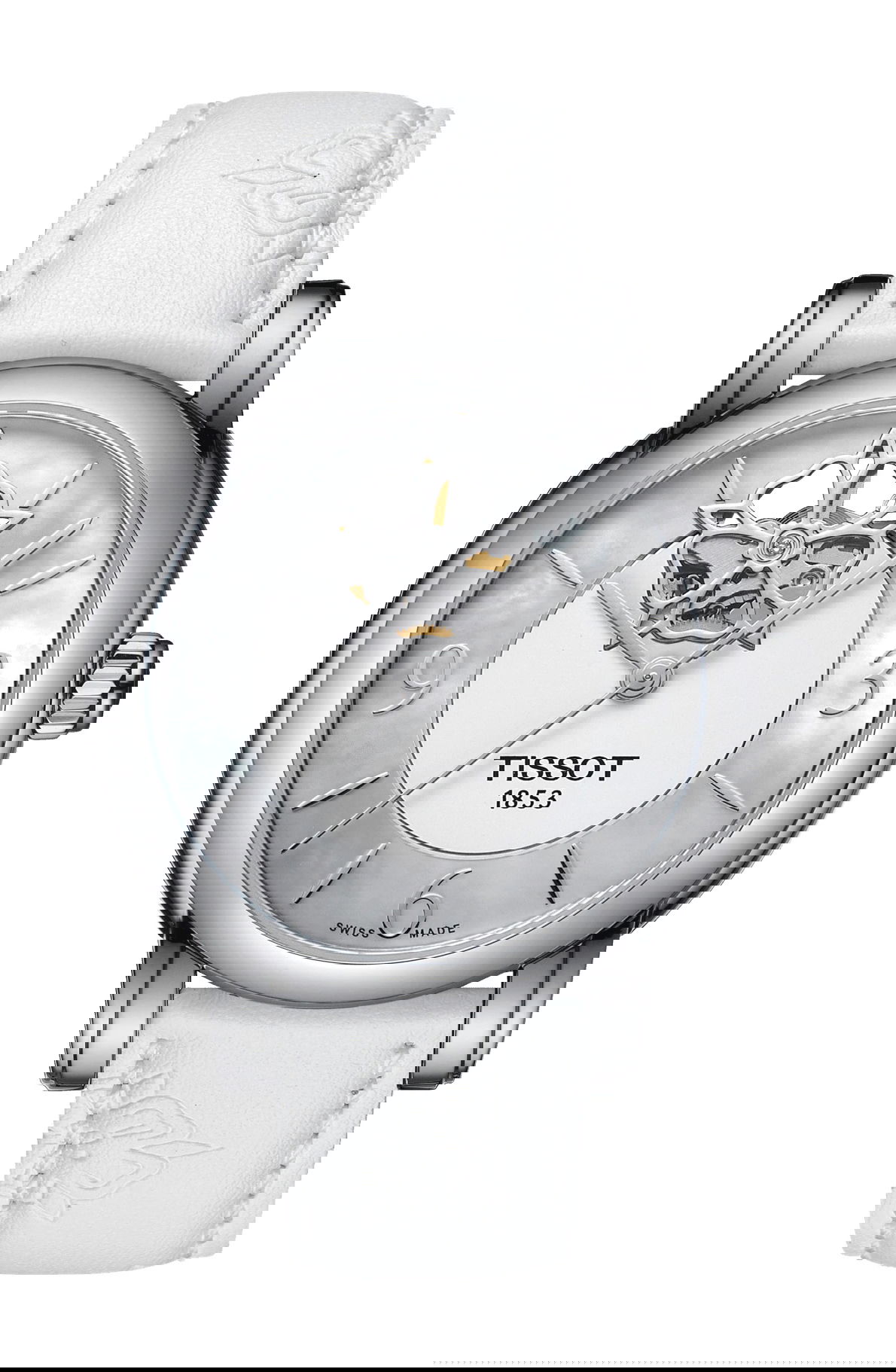 Tissot Lady Heart Powermatic 80 luxury timepiece - detailed view