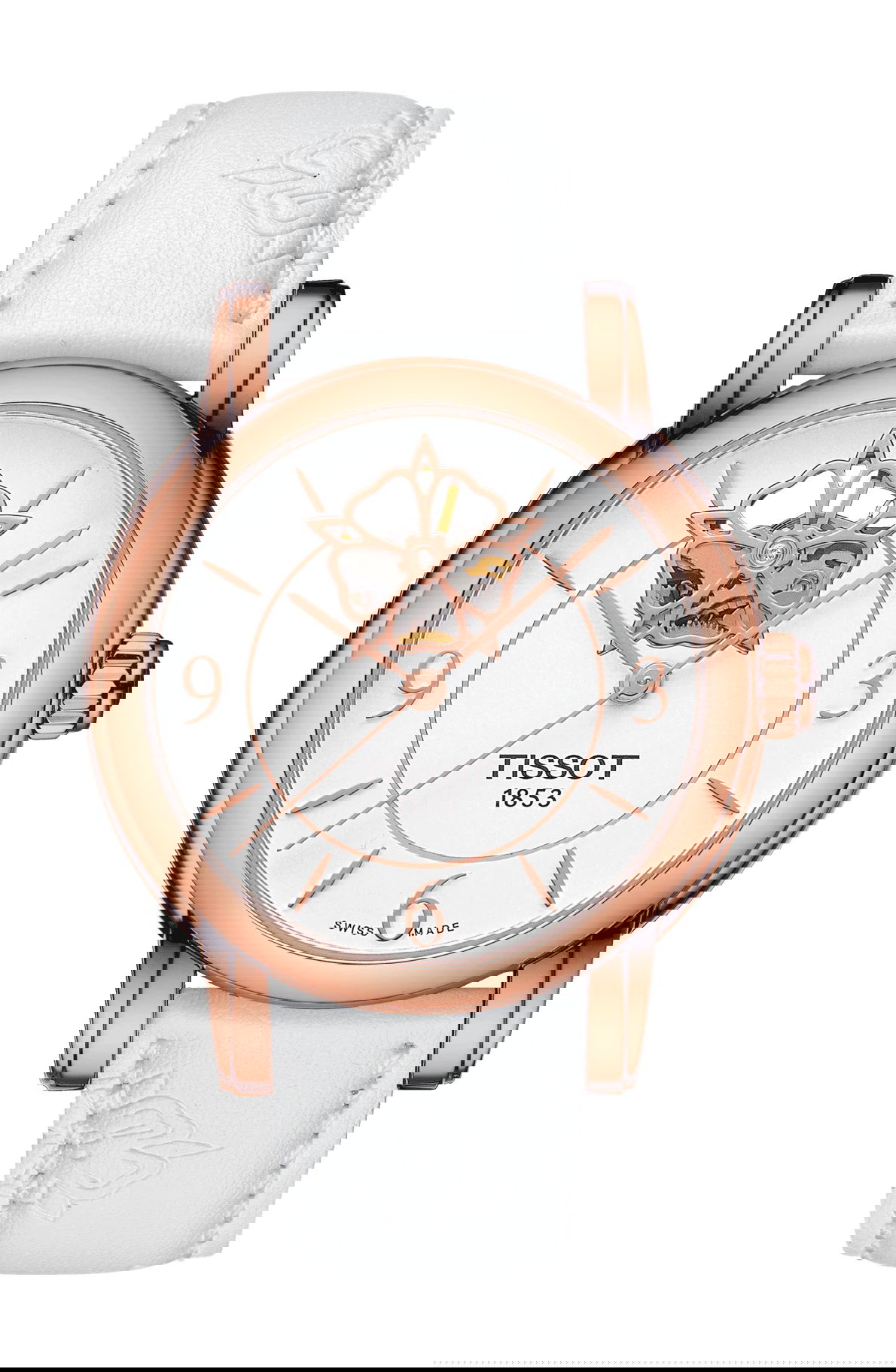 Tissot Lady Heart Powermatic 80 luxury timepiece - detailed view