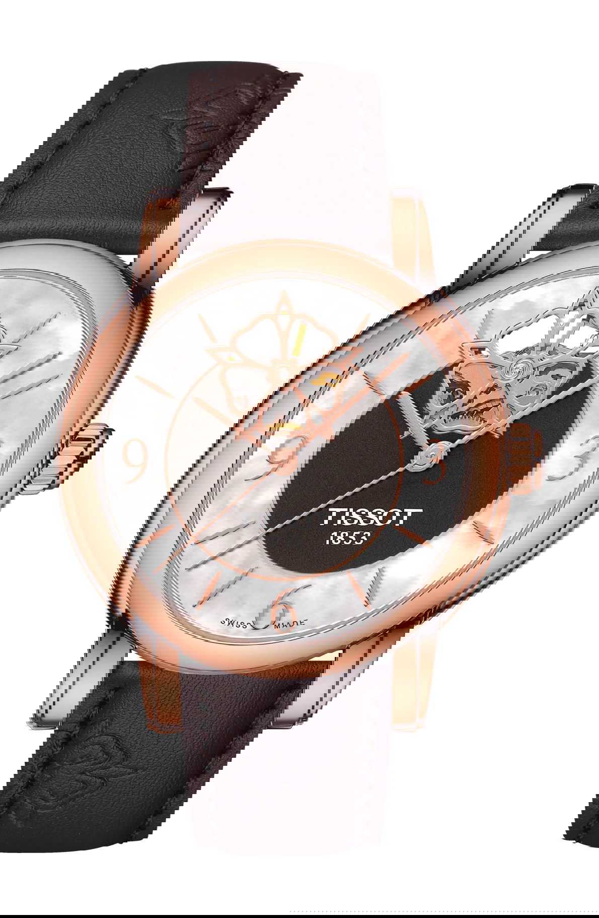 Tissot Lady Heart Powermatic 80 luxury timepiece - detailed view