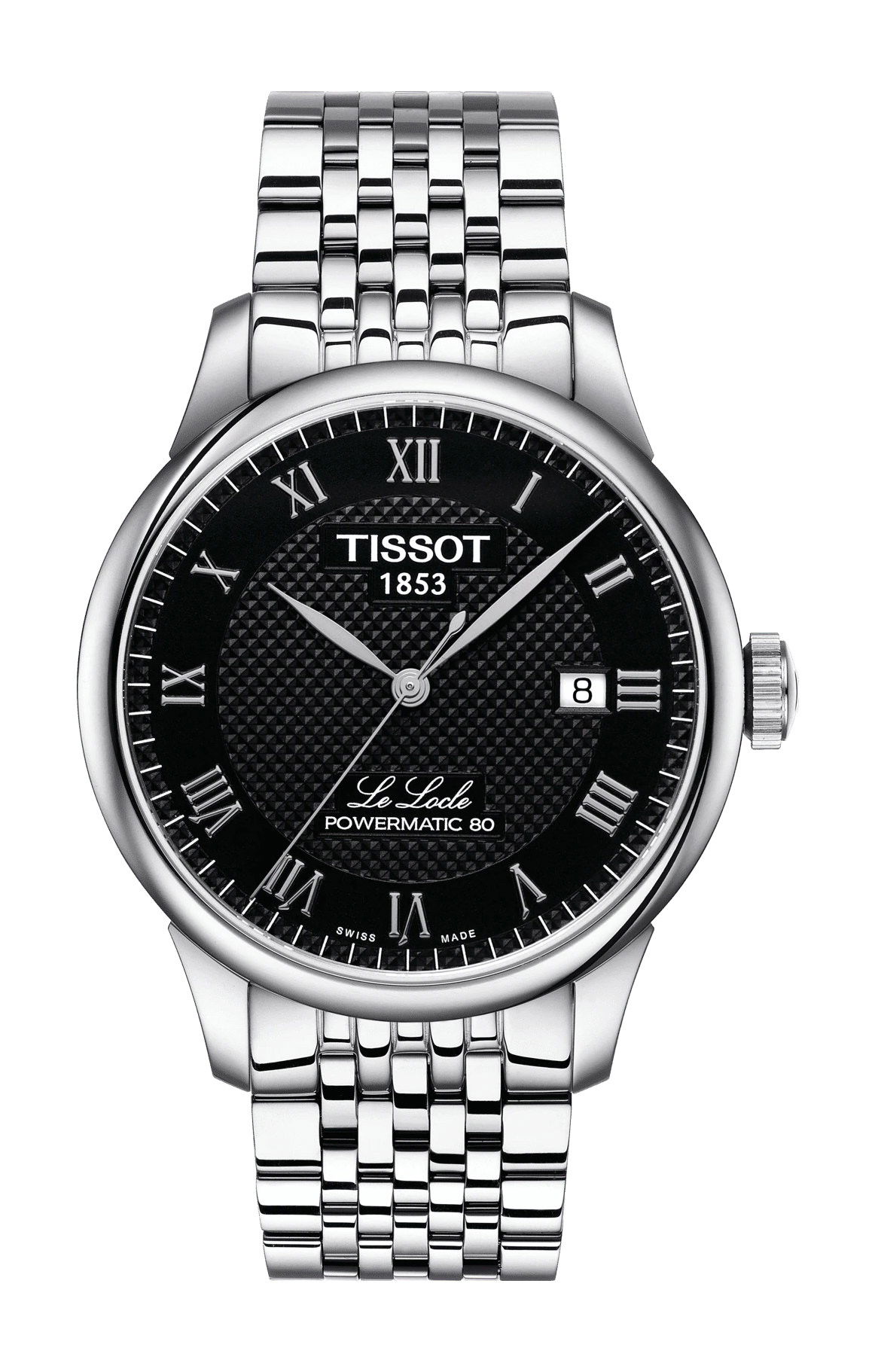Tissot Le Locle Powermatic 80 luxury timepiece - detailed view