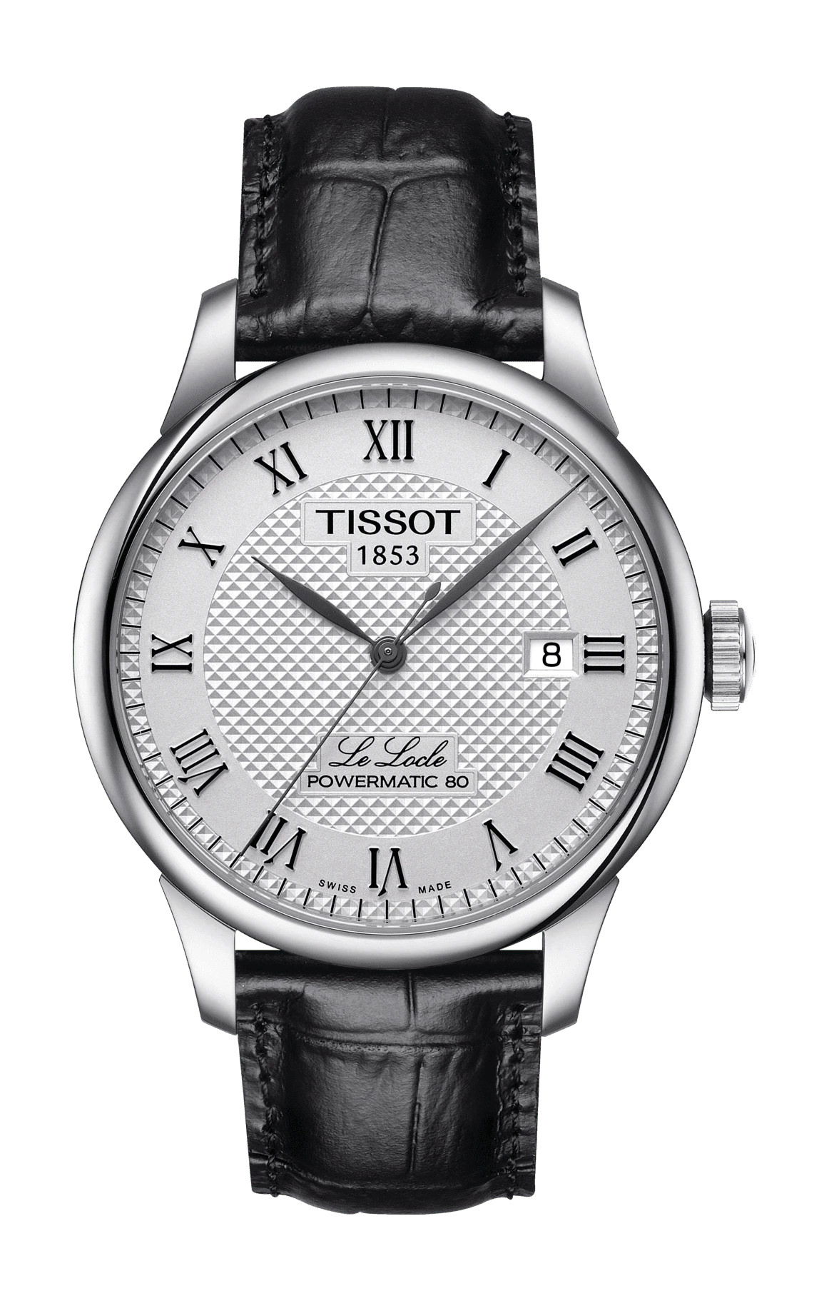 Tissot Le Locle Powermatic 80 luxury timepiece - detailed view