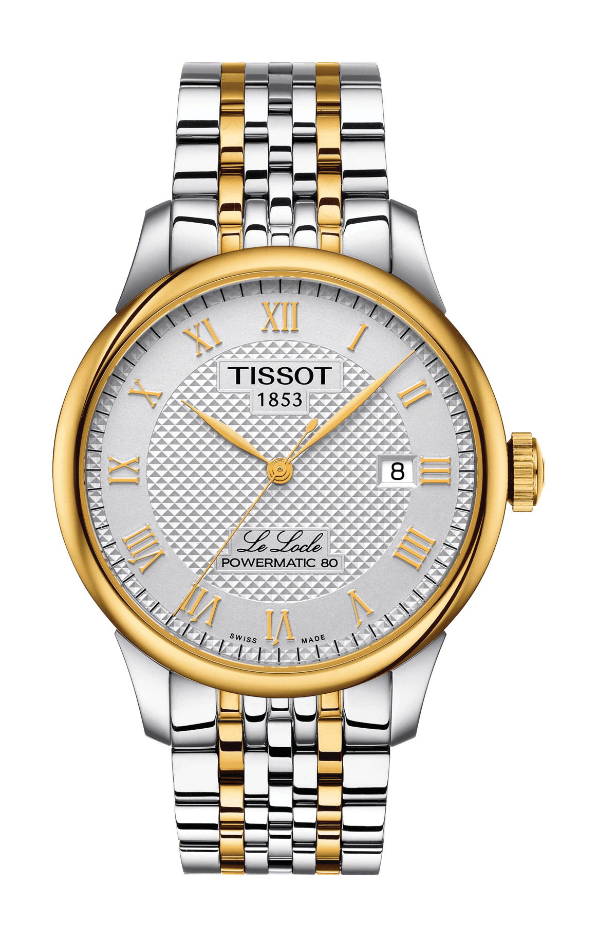 Tissot Le Locle Powermatic 80 luxury timepiece - detailed view