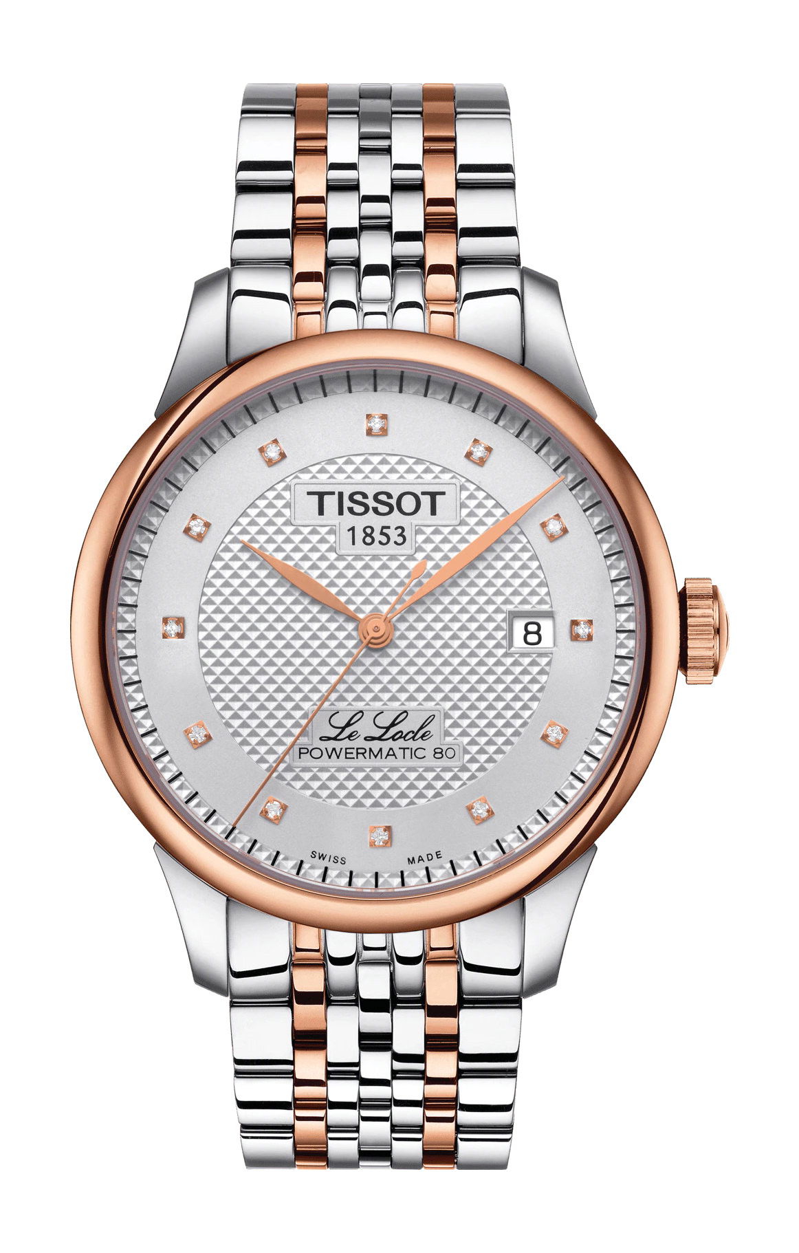 Tissot Le Locle Powermatic 80 luxury timepiece - detailed view