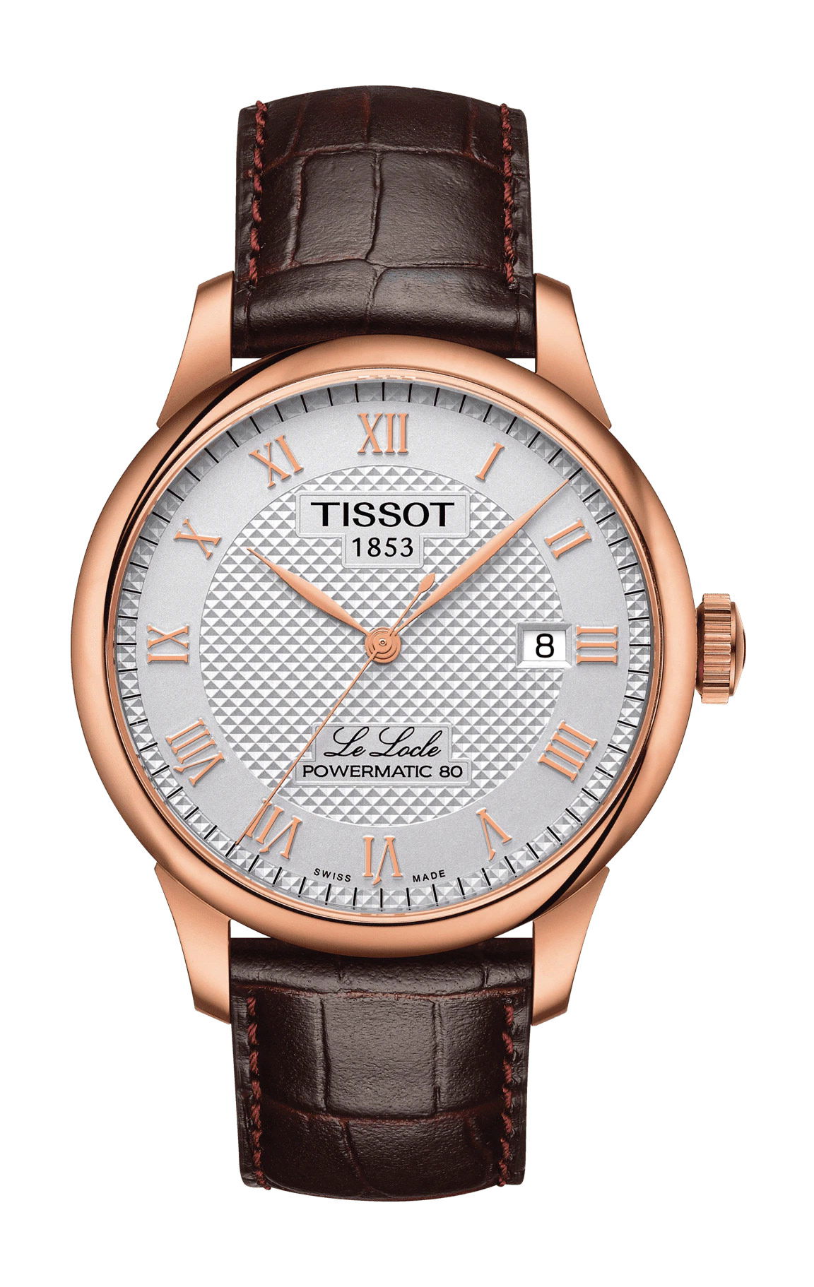 Tissot Le Locle Powermatic 80 luxury timepiece - detailed view