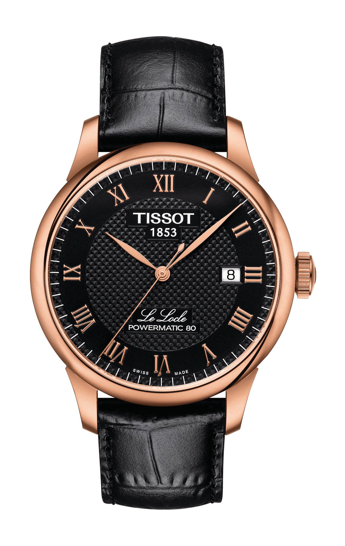 Tissot Le Locle Powermatic 80 luxury timepiece - detailed view