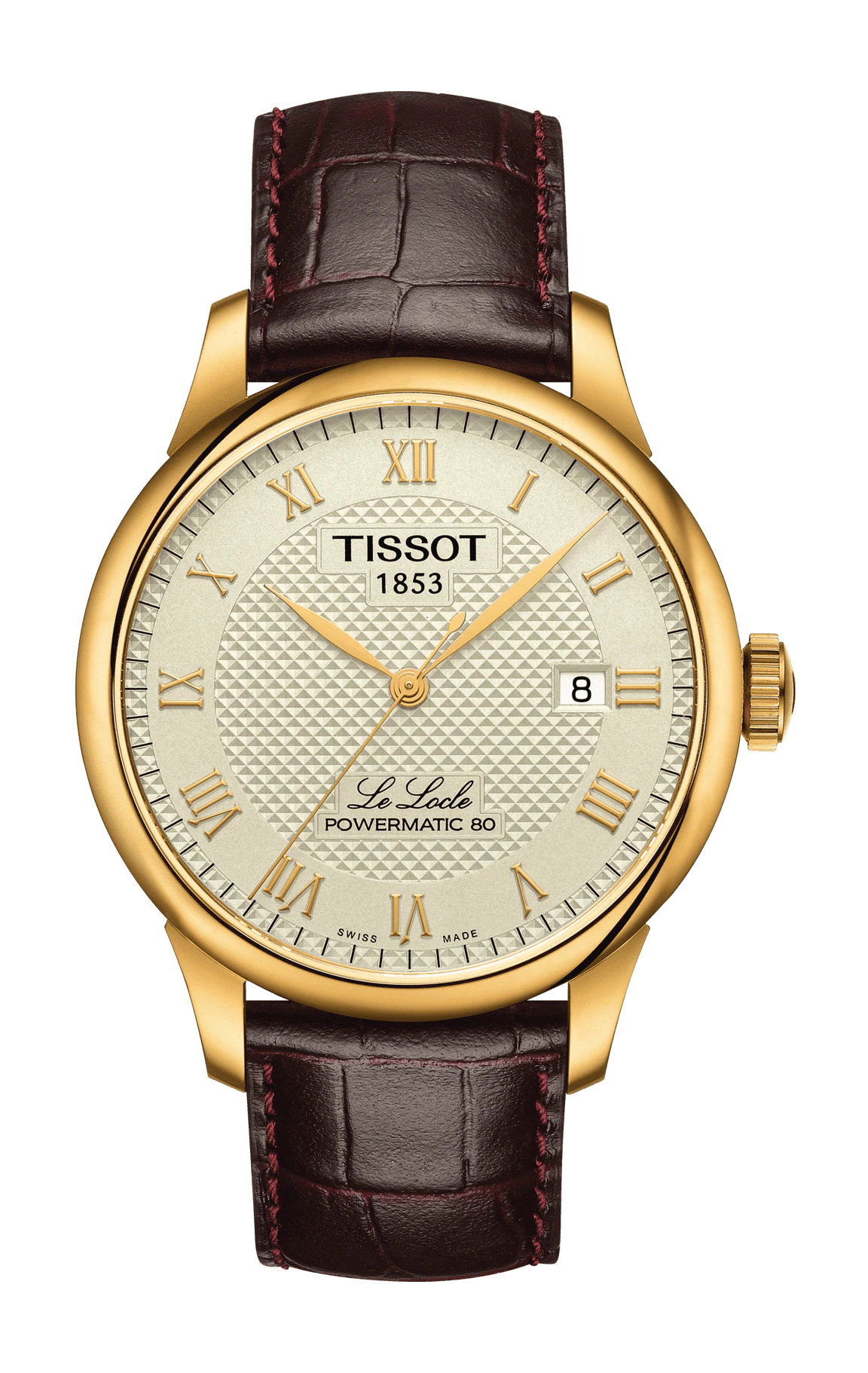 Tissot Le Locle Powermatic 80 luxury timepiece - detailed view