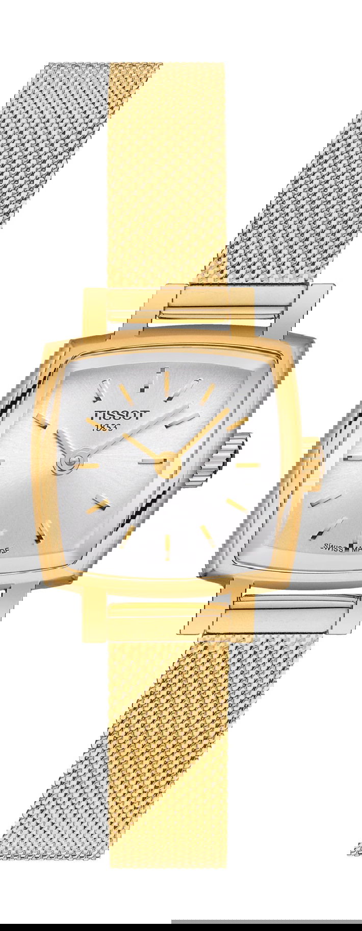 Tissot Lovely Square luxury timepiece - detailed view