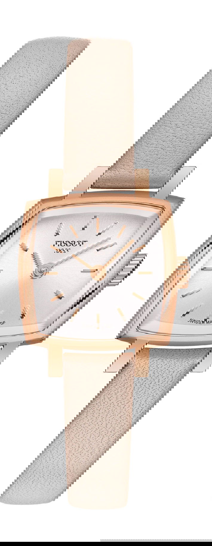 Tissot Lovely Square luxury timepiece - detailed view
