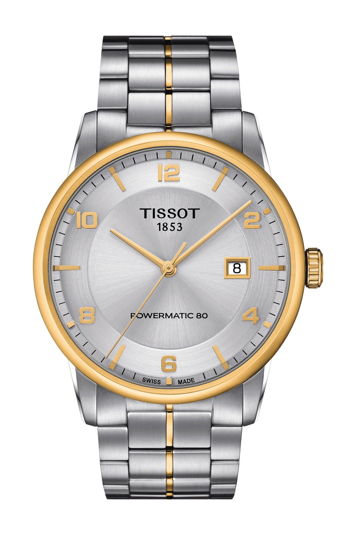 Tissot Luxury Powermatic 80 luxury timepiece - detailed view