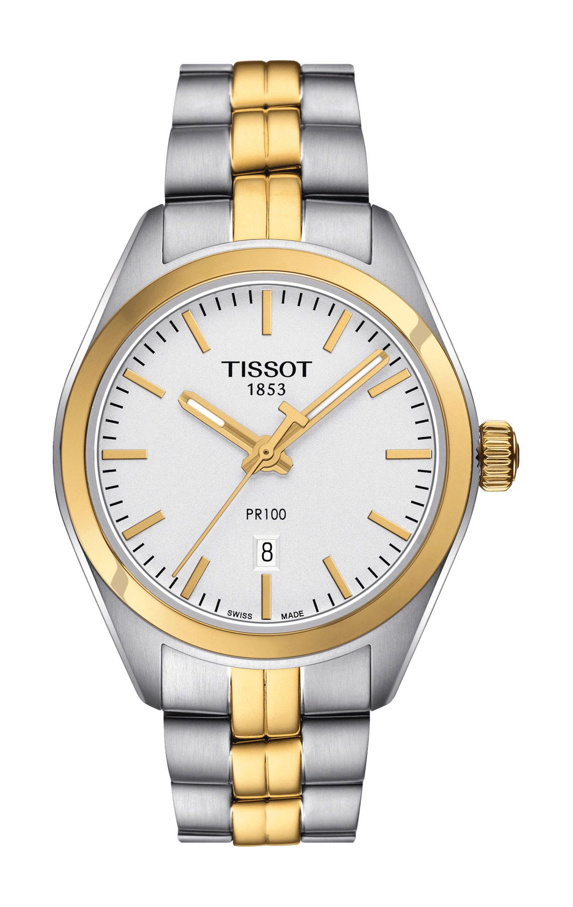 Tissot PR 100 Lady luxury timepiece - detailed view