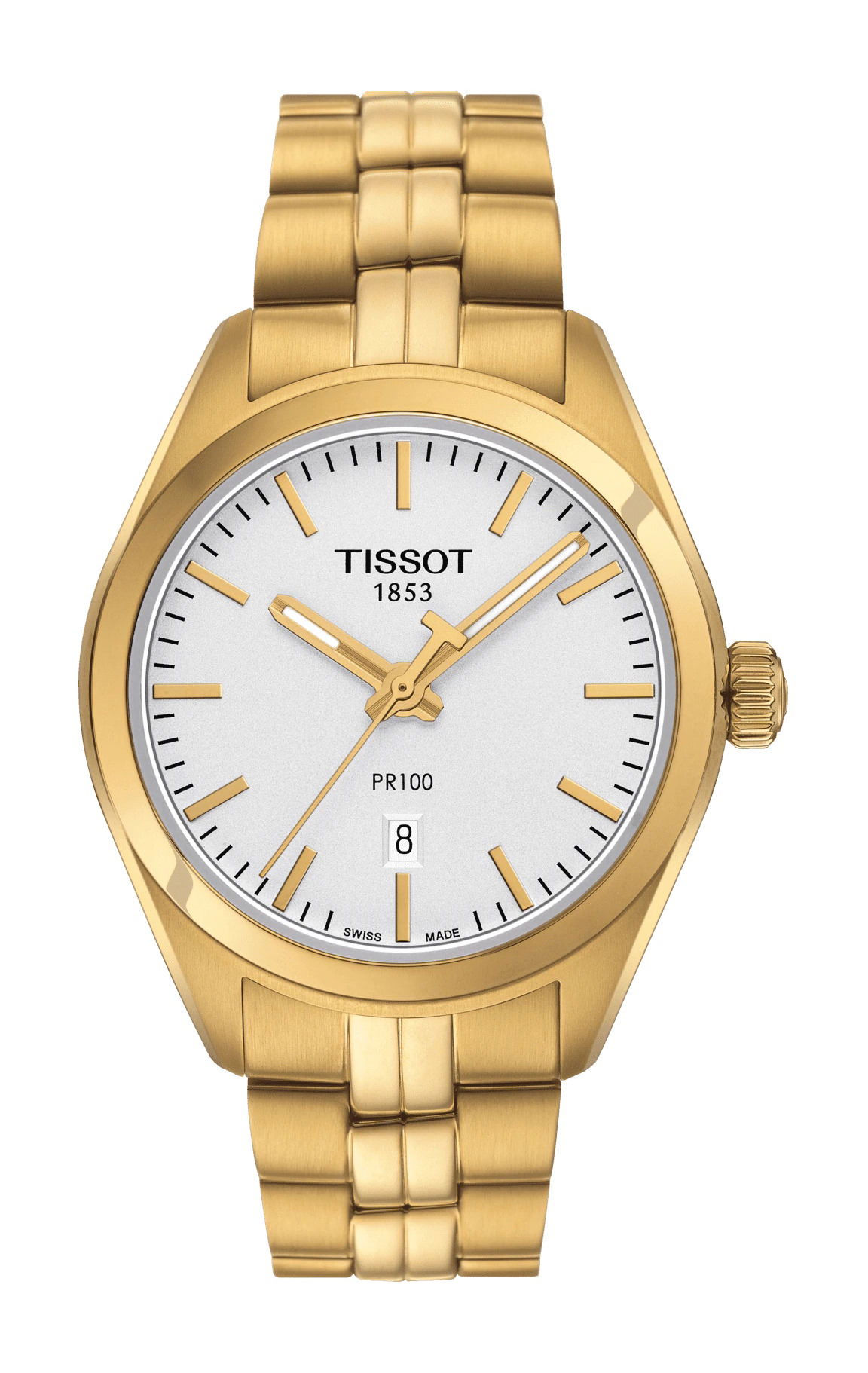 Tissot PR 100 Lady luxury timepiece - detailed view