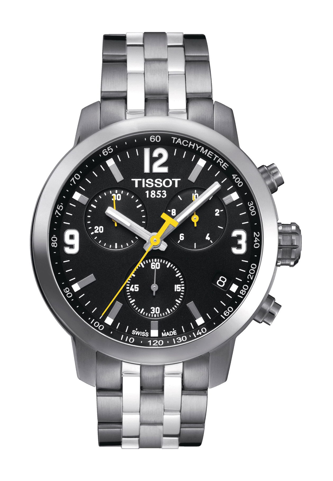 Tissot PRC 200 Chronograph luxury timepiece - detailed view