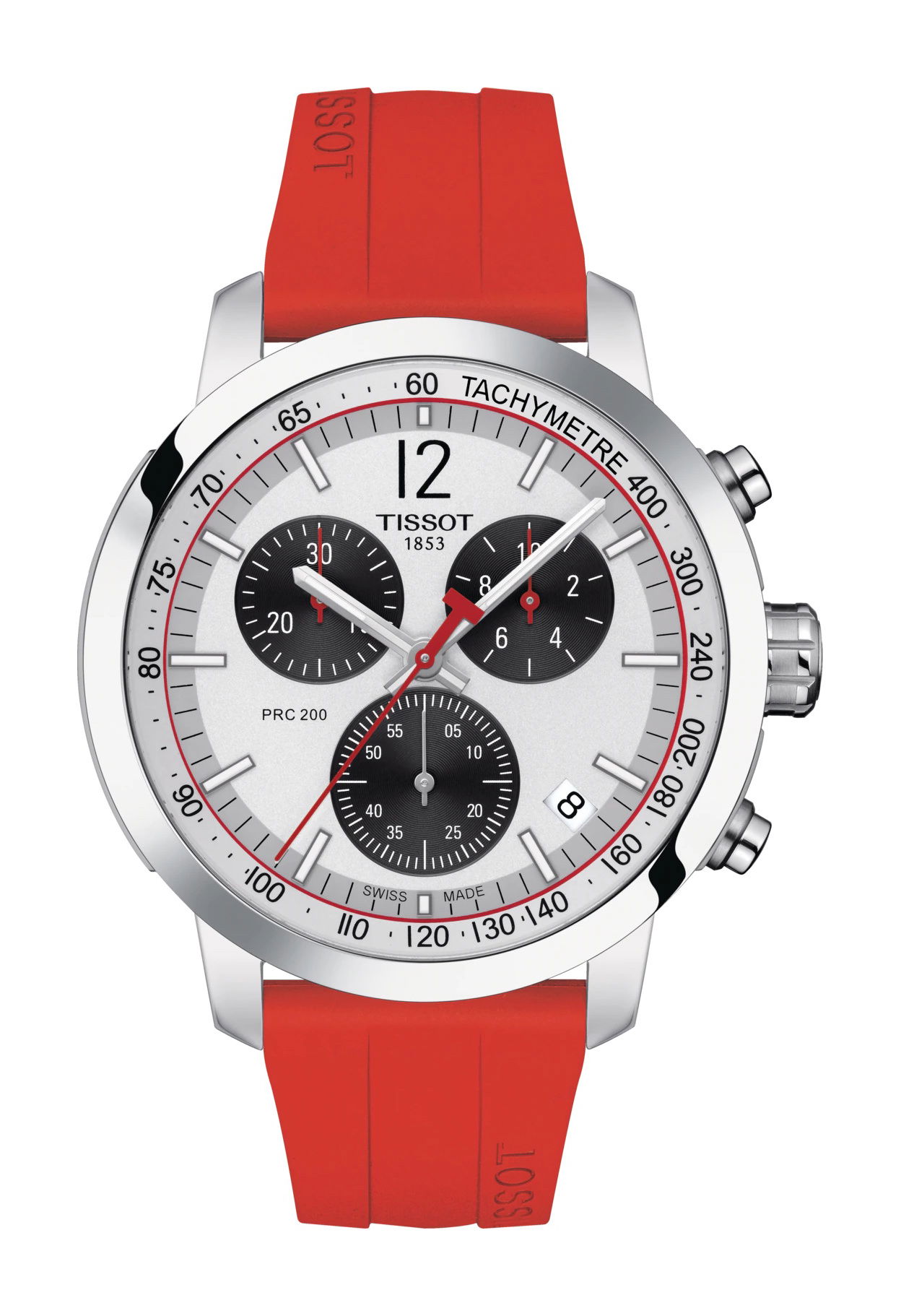 Tissot PRC 200 Chronograph luxury timepiece - detailed view