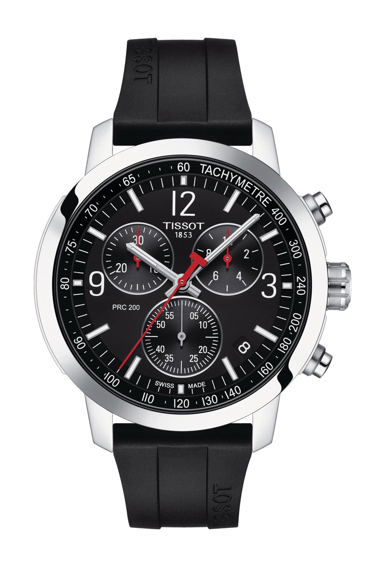 Tissot PRC 200 Chronograph luxury timepiece - detailed view