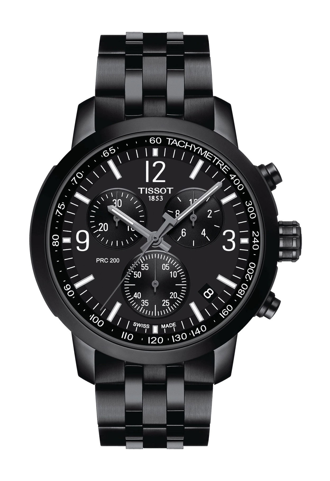 Tissot PRC 200 Chronograph luxury timepiece - detailed view