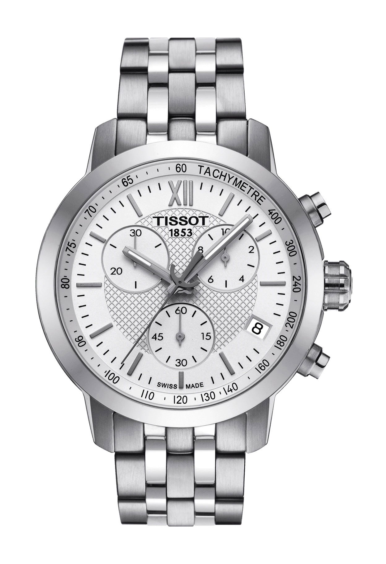 Tissot PRC 200 Fencing Chronograph luxury timepiece - detailed view