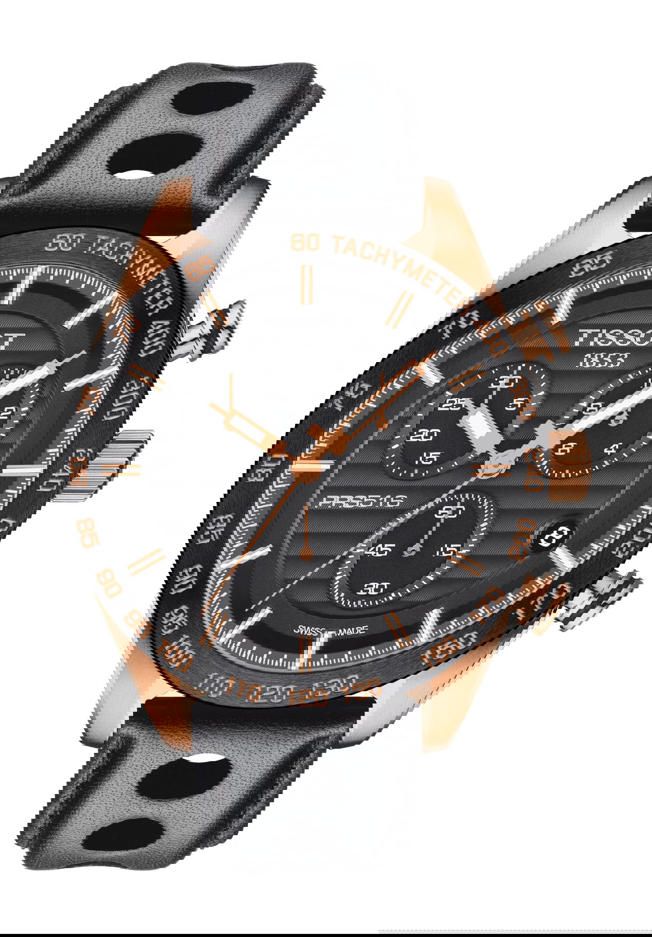 Tissot PRS 516 Chronograph luxury timepiece - detailed view