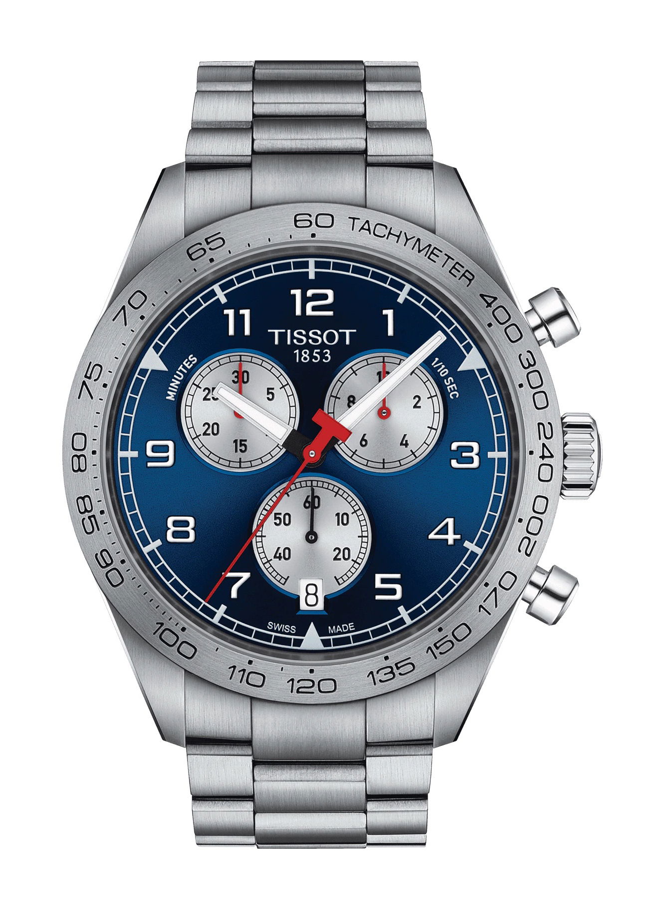 Tissot PRS 516 Chronograph luxury timepiece - detailed view