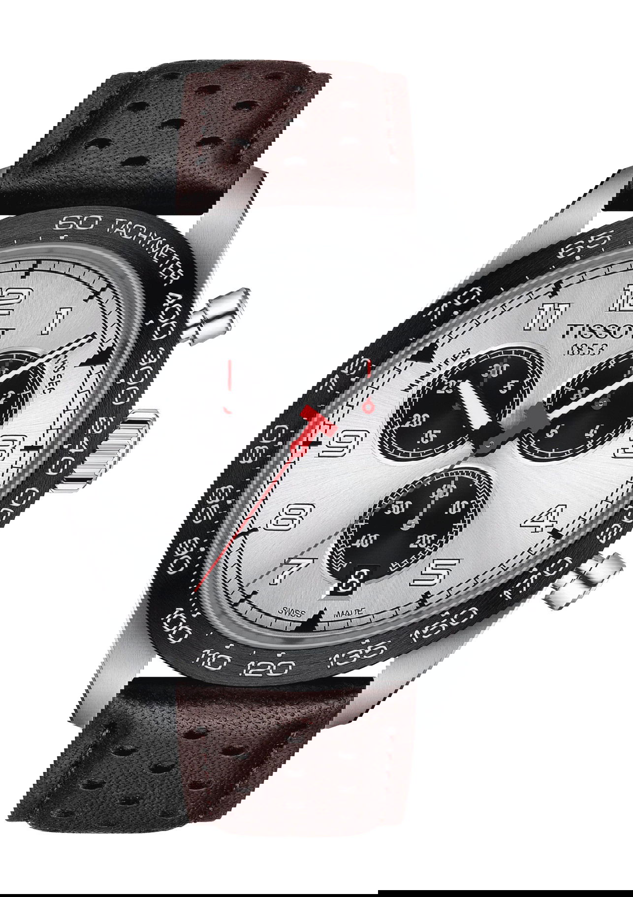 Tissot PRS 516 Chronograph luxury timepiece - detailed view