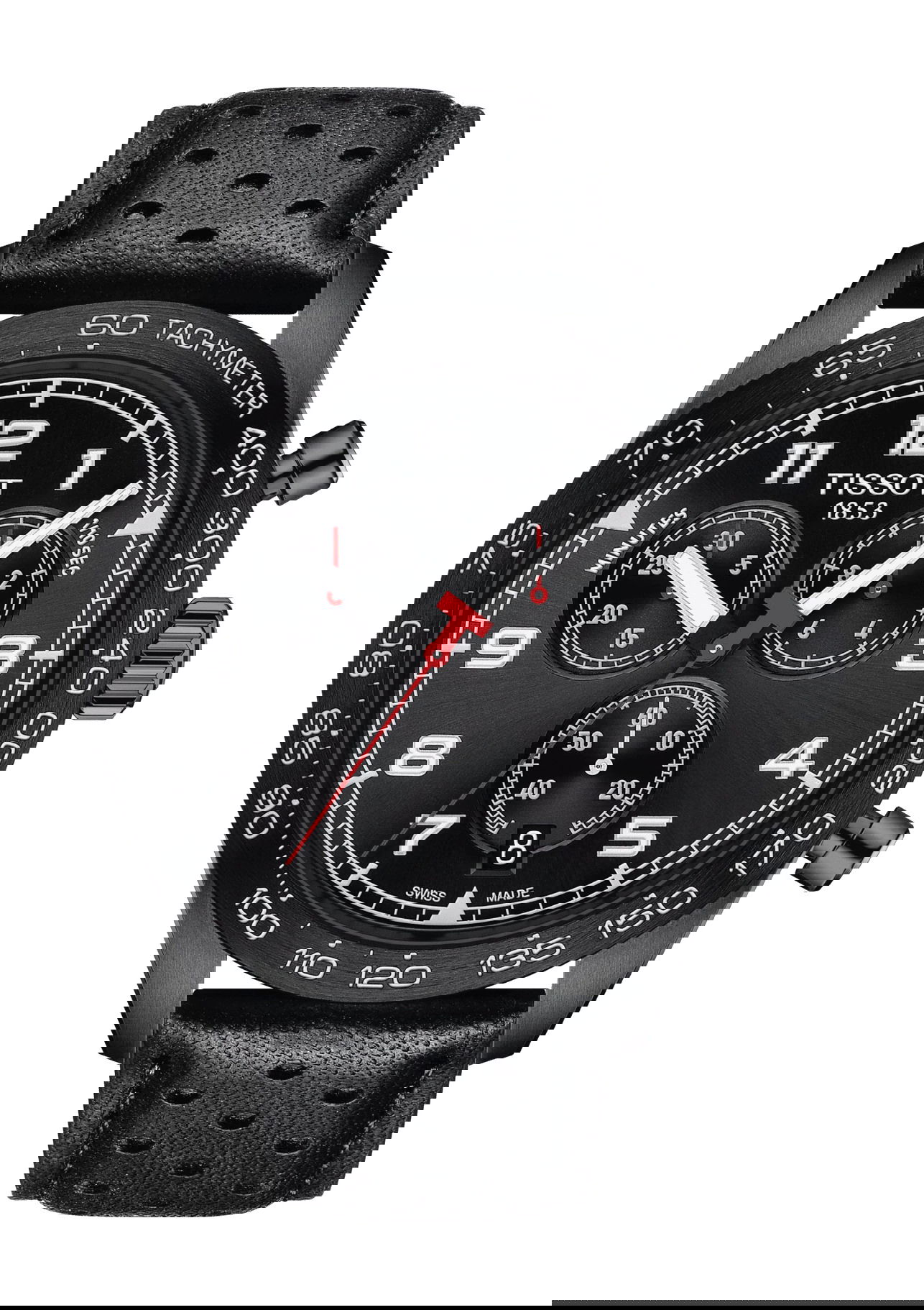 Tissot PRS 516 Chronograph luxury timepiece - detailed view