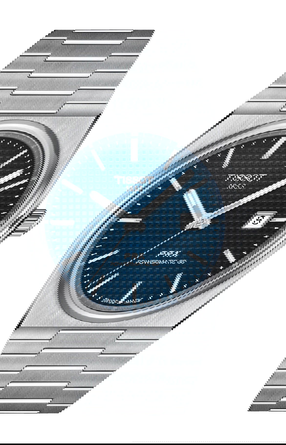 Tissot PRX Powermatic 80 luxury timepiece - detailed view