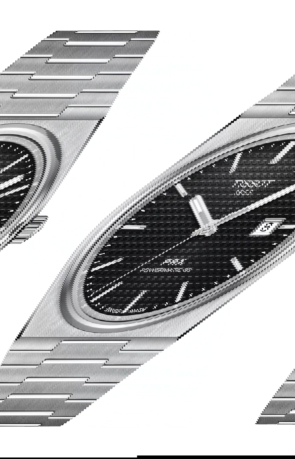 Tissot PRX Powermatic 80 luxury timepiece - detailed view