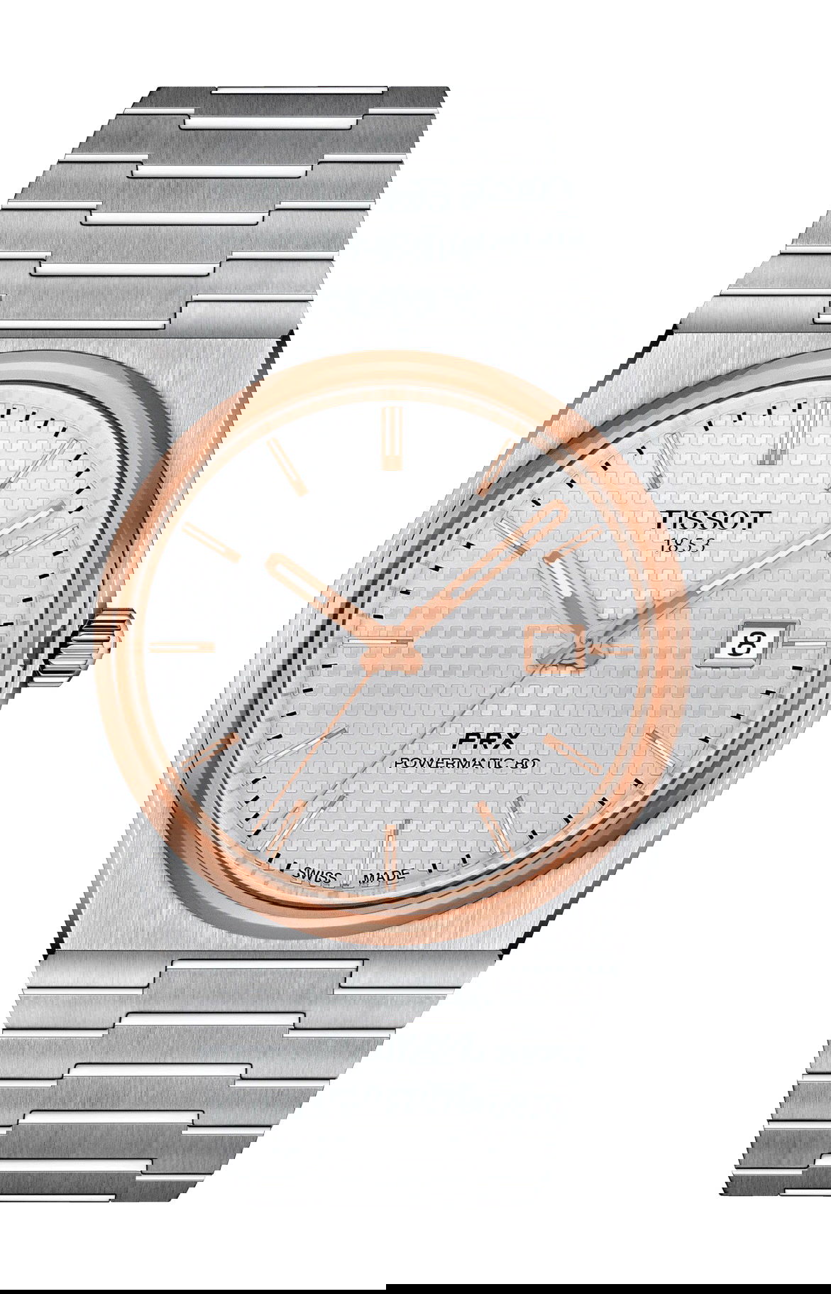 Tissot PRX Powermatic 80 luxury timepiece - detailed view