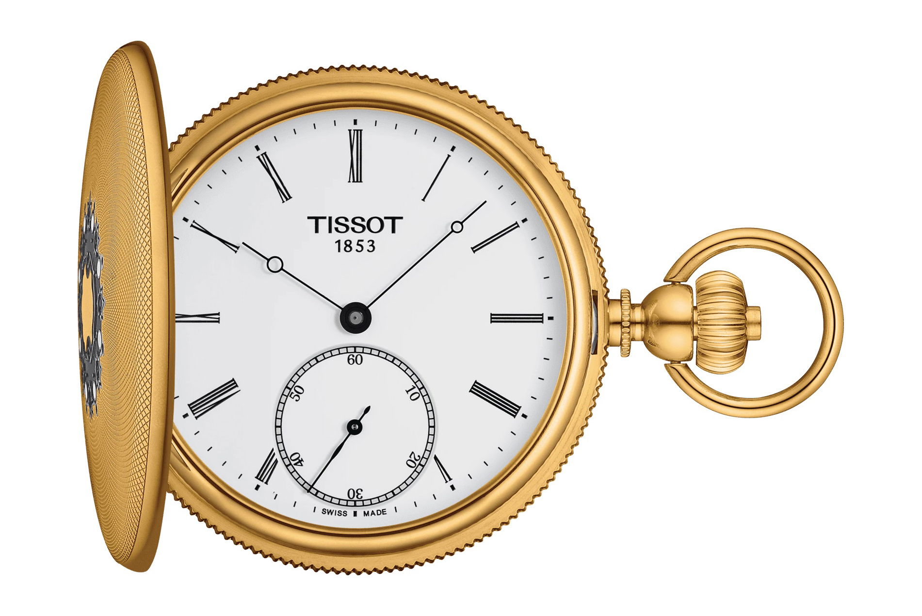 Tissot Savonnette Mechanical luxury timepiece - detailed view
