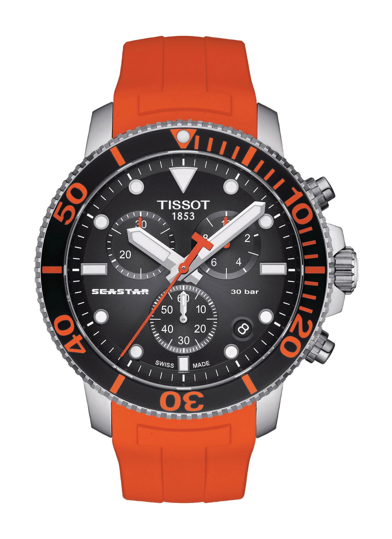 Tissot Seastar 1000 Chronograph luxury timepiece - detailed view