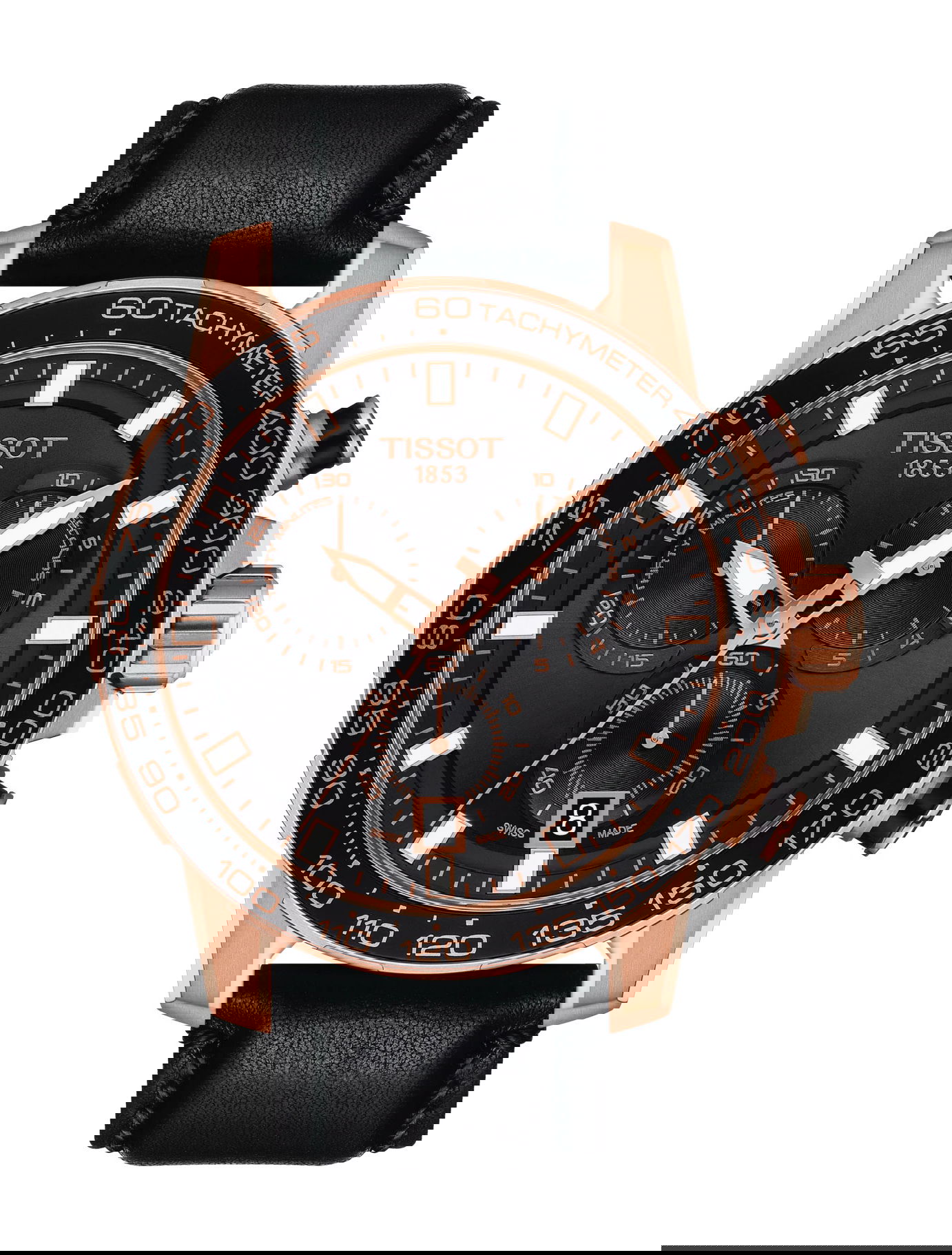 Tissot Supersport Chrono luxury timepiece - detailed view