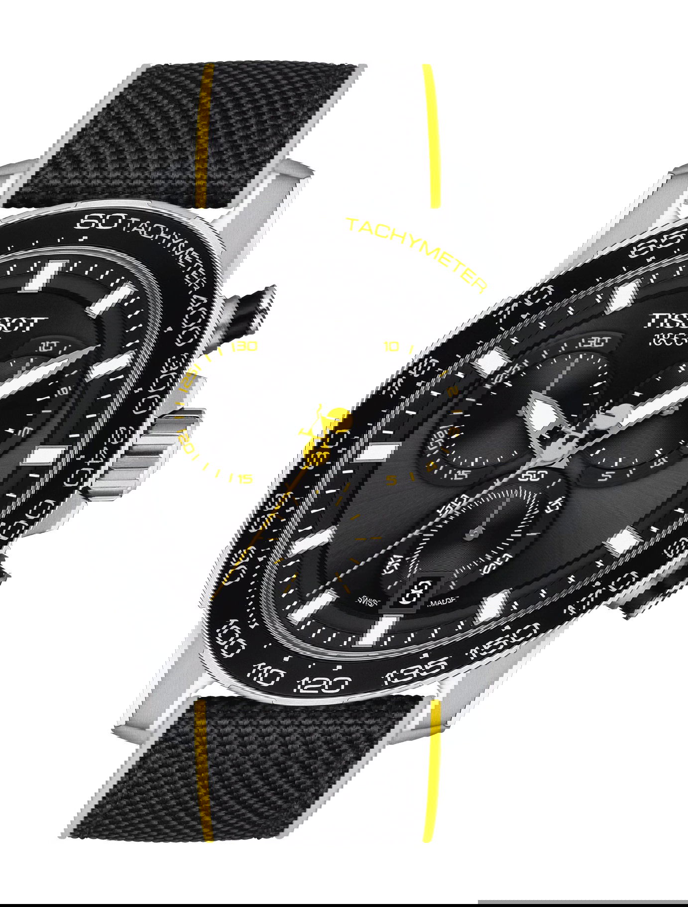Tissot Supersport Chrono Tour de France luxury timepiece - detailed view